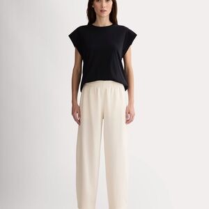 Everlane Cream Joggers with Relaxed Fit